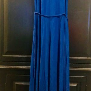 Blue maxi dress